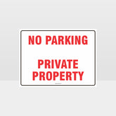 Custom Design Sign,No Parking Private Property Sign